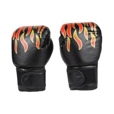 Imagem de Luvas De Boxe Infantis, 2 Peças, Azul, Preto, Vermelho, Para Treinamen
