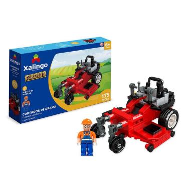 Imagem de Blocos De Montar Fazenda Cortador De Grama 175 Peças Xalingo
