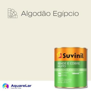 Imagem de Rende & Cobre Muito Suvinil Fosco 3,2L, ALGODÃO EGÍPCIO