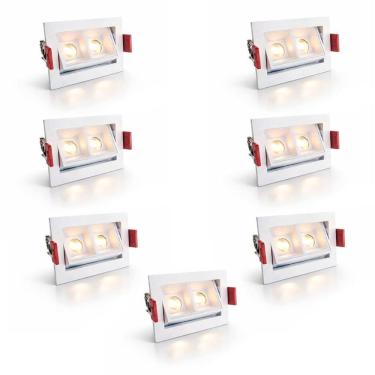 Imagem de 7 Mini Balizador Led Downlight Pontual Direcionável Luz09