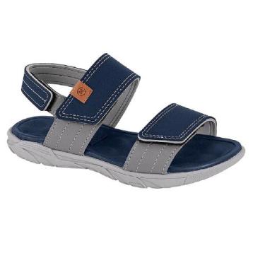 Imagem de Sandalia molekinho tiras aderentes ref 2400.155.13958 menino, Marinho,