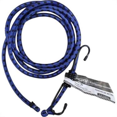 Imagem de Elastico Para Bagageiro Starfer 2,0M Gancho Metal - 5021170 - Kit C/10