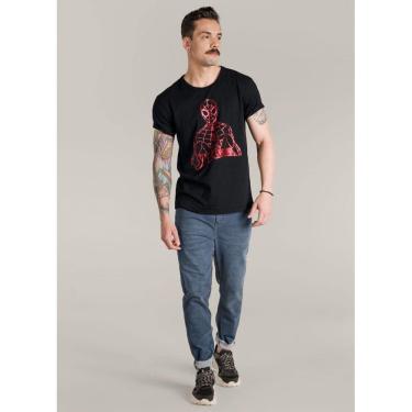 Imagem de Camiseta adulto masculina homem aranha Brandili