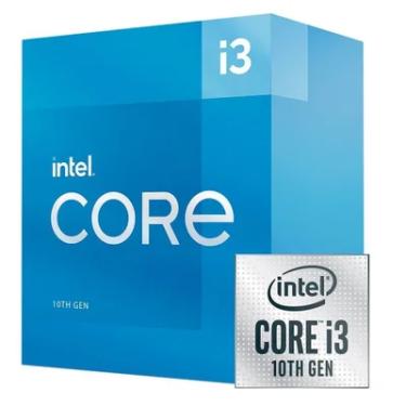 Imagem de Processador Intel Core I3-10105 10ª Geração, 3.70GHz (4.40ghz Turbo), Quad Core, Cache 6MB, 8 Threads, LGA 1200 - BX8070110105