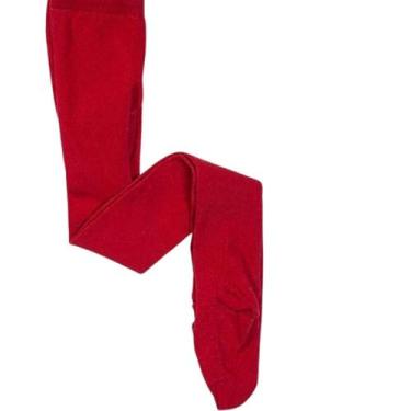 Imagem de Meia Calça Feminina Selene Fio 40 Opaca Elastano 9650, Vermelho, G