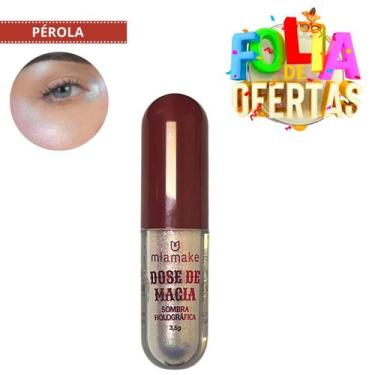 Imagem de Sombra Iluminador Holográfica Dose Magia Furta Mia Make 3,5g, Pérola