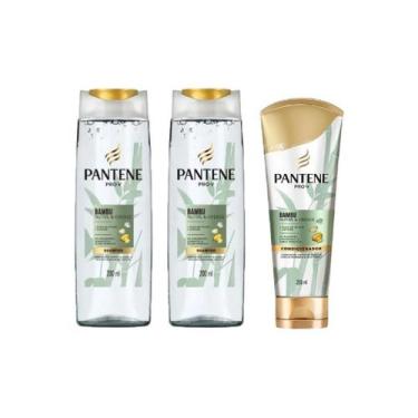 Imagem de Kit Pantene Bambu 2 Shampoo 200Ml + 1 Condicionador 250Ml