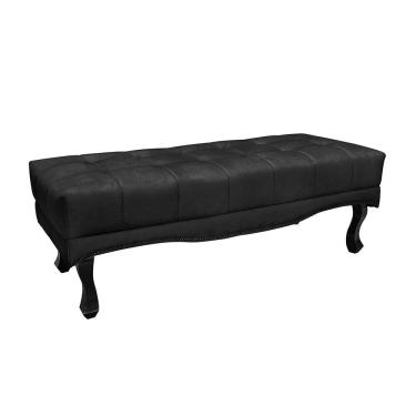 Imagem de Calçadeira Baú Recamier Casal Queen 160cm Alba Suede - Loja Sheep