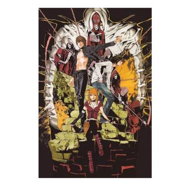 Imagem de Pôster em tela de anime Death Note, pintura de parede, 40x60cm