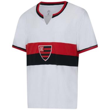 Imagem de Camisa Flamengo Retrô 1976 Branca Masculina-Masculino