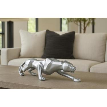 Imagem de Estatueta Pantera Negra Onça Jaguar Decoração - Paraiso Iluminado, Pra