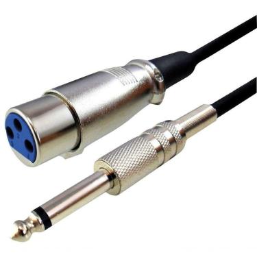 Imagem de Cabo Microfone P10 Macho X Cannon Feméa