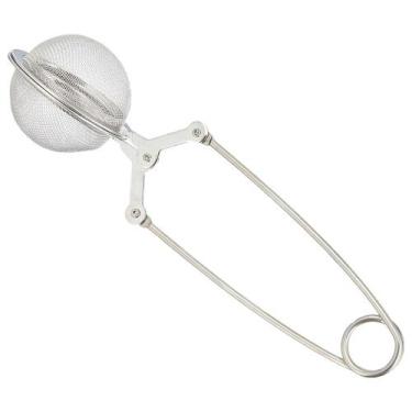 Imagem de Difusor Chá Peneira Inox Com Cabo Reforçado Alça de 16 cm - Cha Infuso