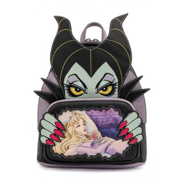 Imagem de Mochila Escolar Infantil Loungefly Disney Malévola para Crianças a Partir de 12 Anos, Preta