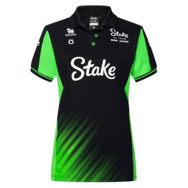 Imagem de Polo Feminina Oficial Stake F1 Team 2025, Preto, M