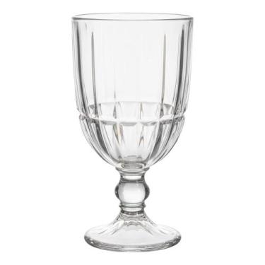 Imagem de Taça de Vidro Facetado Lapidado Cristalle Premium Transparente para Ág