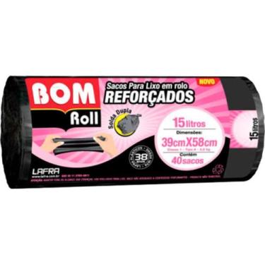 Imagem de Saco P/Lixo Bom Rl.Ref. 15L C/40-35 - LAFRA