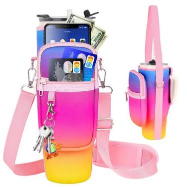 Imagem de Bolsa de transporte de garrafas de água para copo Stanley/Meoky de 118