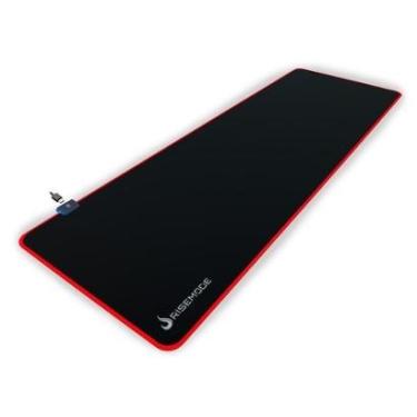 Imagem de Mousepad Gamer Rise Mode RGB, Estendido (900x300mm), Preto - RM-MP-07-RGB-Unissex
