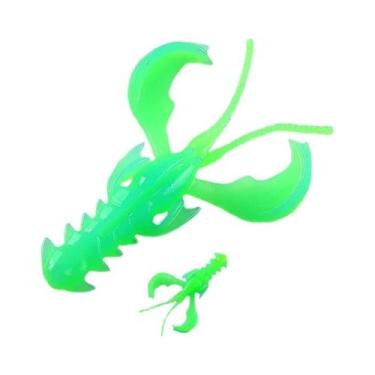 Imagem de Iscas de pesca loucas-supercontinente, isca plástica macia, camarão, l