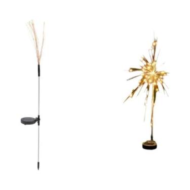 Imagem de Luzes Solares De Fogos De Artifício À Prova d'Água Com 90 LEDs Para Ja