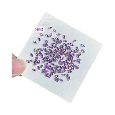 Imagem de 50 Peças De Mini Strass De Cristal K9 Com Base Pontiaguda, Diamantes C