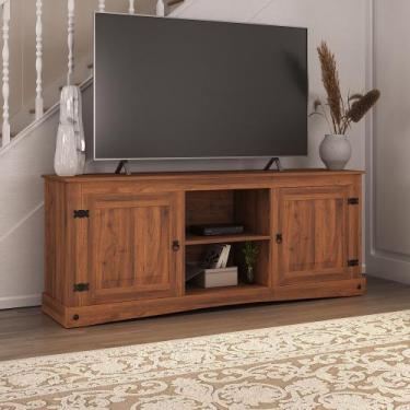 Imagem de Rack para TV até 50 Polegadas Madeira Maciça 170cm Pés em Madeira Maci