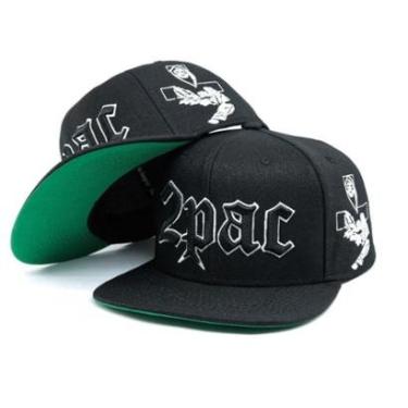 Imagem de Boné Joker Snapback aba reta Tupac 2pac Rap JOK-117-Unissex
