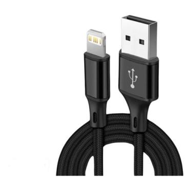 Imagem de Cabo Usb Compatível Phone 5 6 7 8 Plus S X Xr Xs 11pro - Nohon, Preto