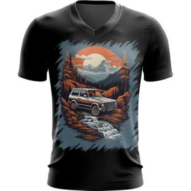 Imagem de Camiseta Gola V Viagem na Floresta Retrô 6 - Kasubeck Store®, XG
