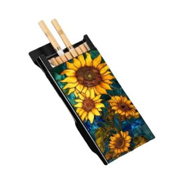 Imagem de Estojo De Cigarros Metálico Colorido E Fino, Anti-Queda E Anti-Humidad