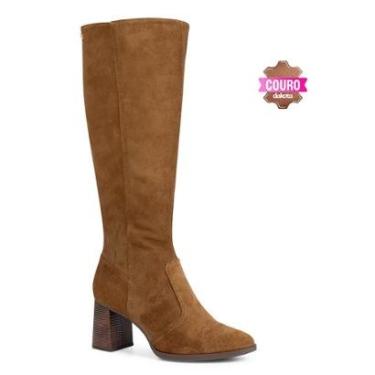 Imagem de Bota Cano Longo Em Couro Dakota D2383 Feminino-Feminino