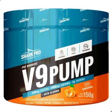 Imagem de Pre Workout V9 Pump Energy 150g Shark Pro, Tangerina