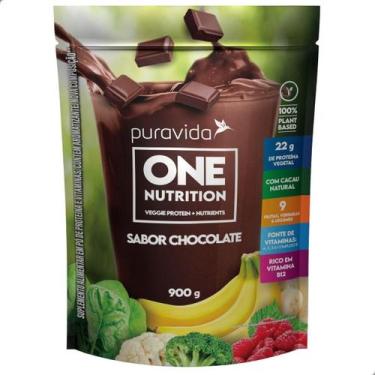 Imagem de One Vegan Nutrition (Proteína + Greens) 900g Pura Vida, Chocolate