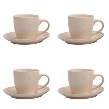 Imagem de Conjunto de 4 Xícaras 280ML Off White -Wellmix
