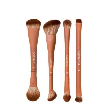 Imagem de Kit Mascavo Pro Series Pincel de Maquiagem 4 Pincéis