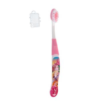 Imagem de Escova Dental Infantil Cerdas Macias Princesas C/ Capa Protetora - Zei