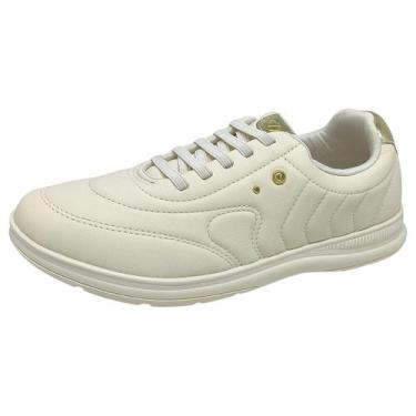 Imagem de Tênis Feminino Casual Flatform Conforto Slip On Comfortflex, Coconut, 