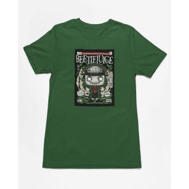Imagem de Camiseta Poster Pop Style Inspiração BEETLEJUICE Estampa DTF 100% Algo