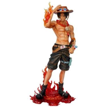 Imagem de Boneco Portgas D Ace One Piece Estatueta Colecionavel Figure Action Br