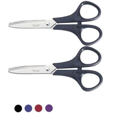 Imagem de Kit 2 Tesouras Escolar Sem Ponta 5" Infantil Monster Tramontina Pequen