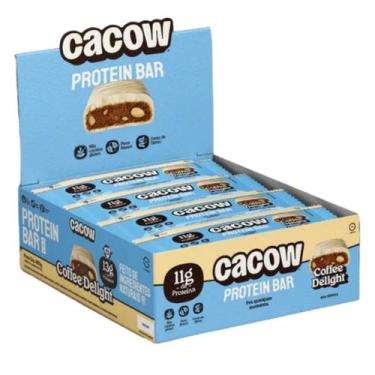 Imagem de Barra de Proteina Vegana Cacow Coffe Delight 12 unidades 40g -, Coffe 