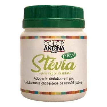 Imagem de Adoçante Natural Dietético Stevia 10g Color Andina Sem Amargo sem glút