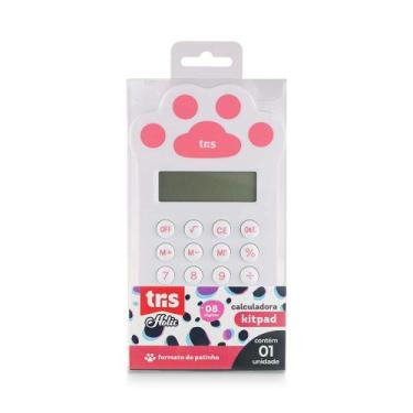 Imagem de Calculadora Mini Tris Holic Pets - Formato de Patinha