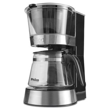 Imagem de Cafeteira philco lux line 550w black inox faz 20 xicaras 127v