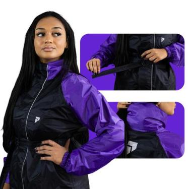Imagem de Capa De Chuva Motoqueiro Nylon Traveller Premium impermeável Gola Alta