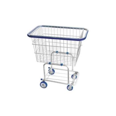 Imagem de Kit 2 Carrinhos De Compras Para Condomínio 140 Litros - PREMIUM