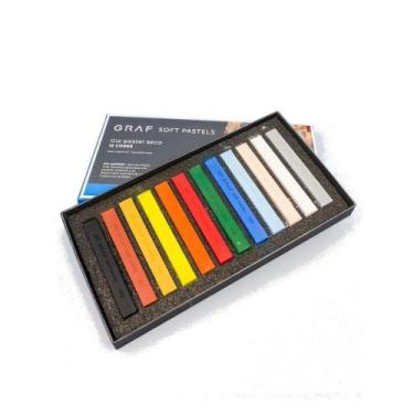 Imagem de Giz Seco Cis Graf Soft Pastel C/12 Cores 70.2900 1 ed