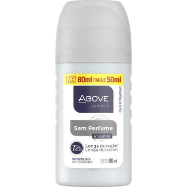 Imagem de Desodorante Above Roll On Sem Perfume 80ml Invisible
