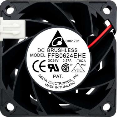 Imagem de Cooler FFB0624EHE 24V 0.57A 13.68W 2 Fios 2P 606038 A1 - DELTA